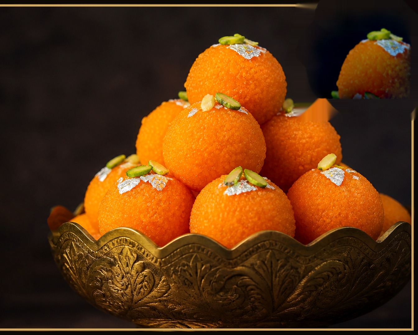 Ajwa Motichoor Ladoo